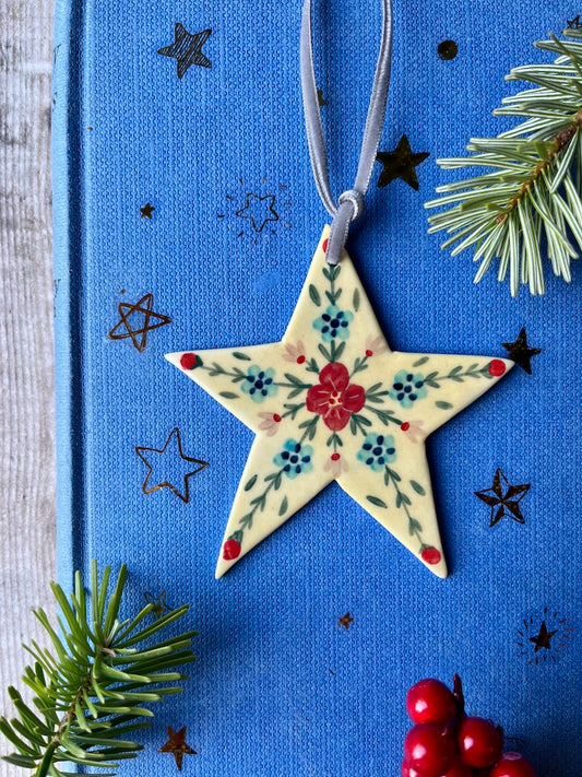 Folk star decorations