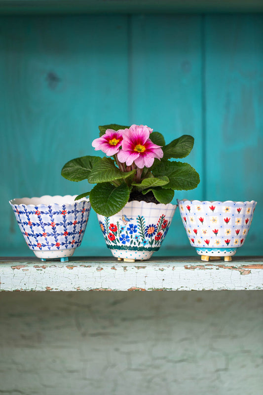 Small Porcelain plant pots