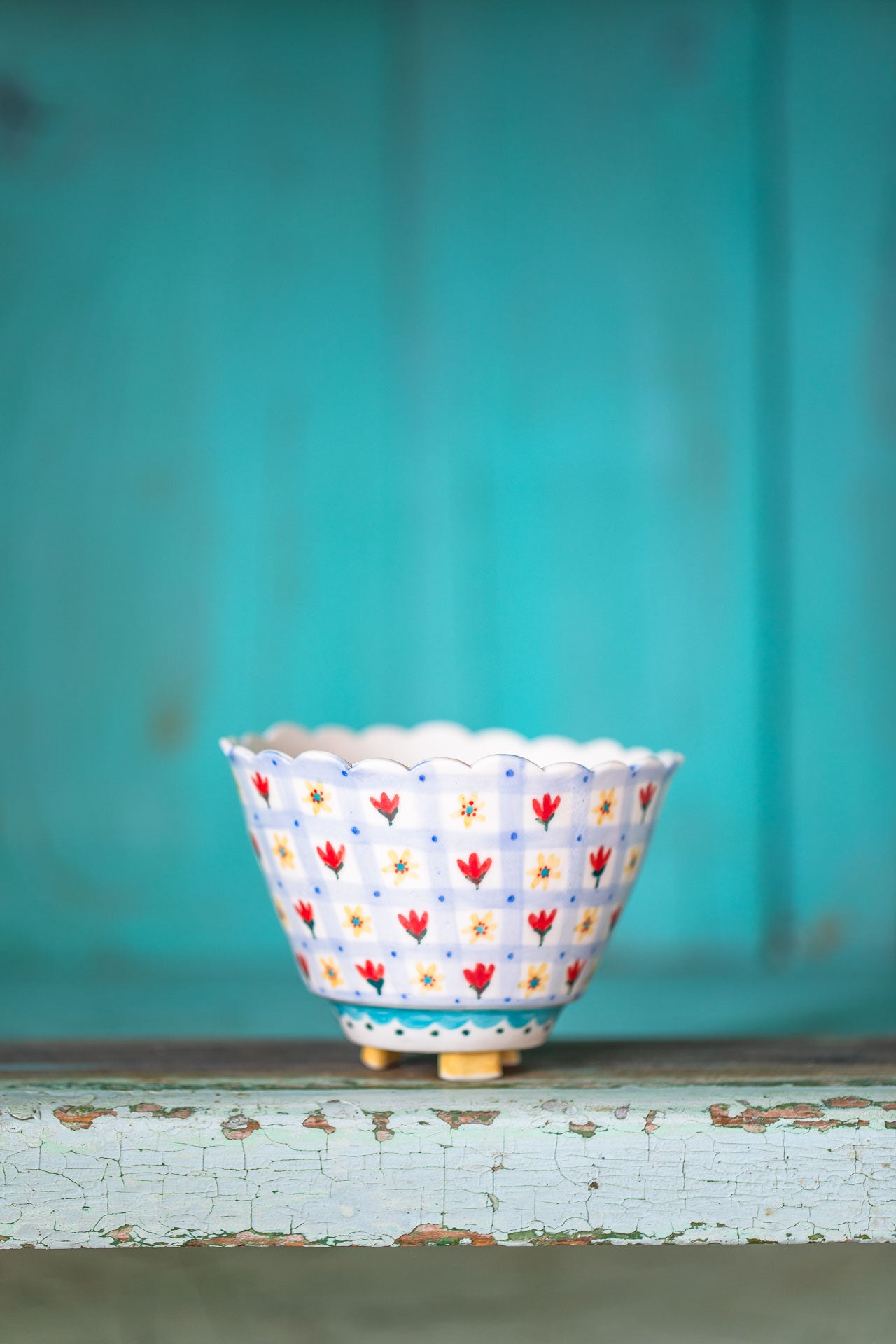 Small Porcelain plant pots