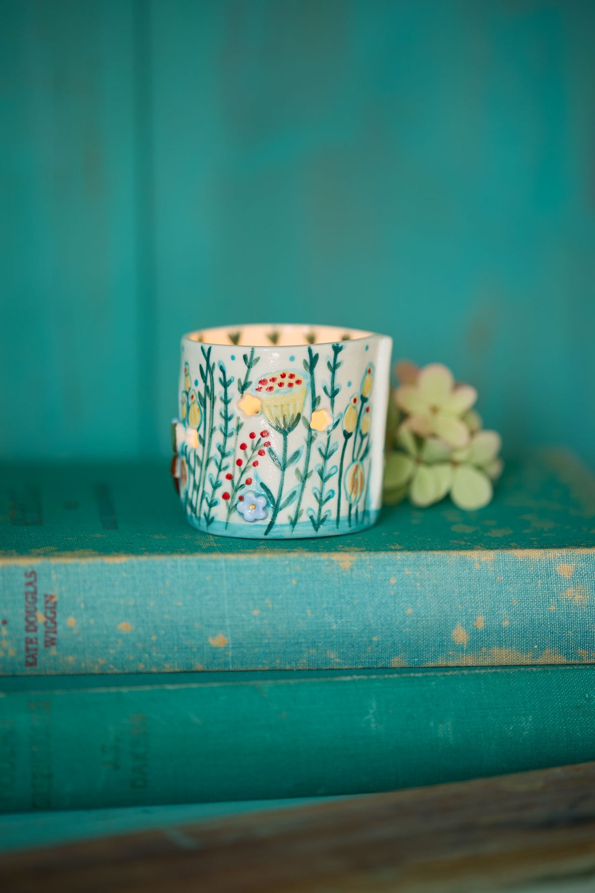 Christmas tea light holders
