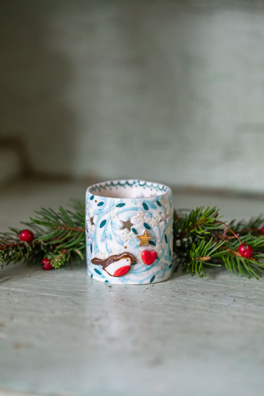 Christmas tea light holders