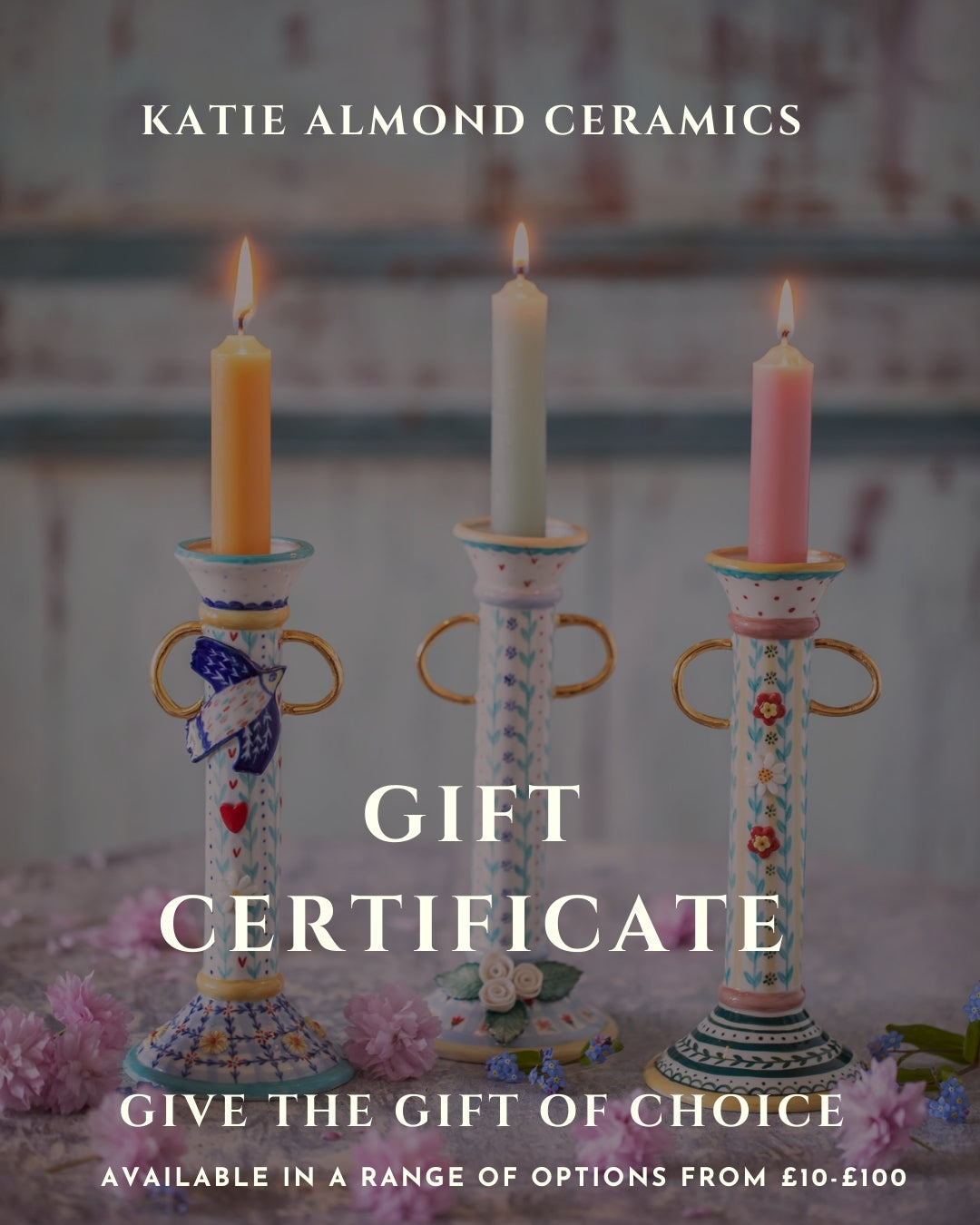 Katie Almond ceramics gift card