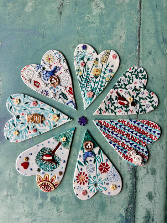 Hanging hearts