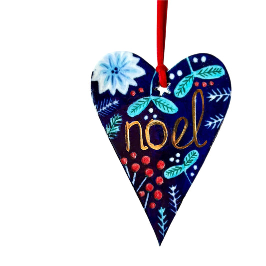 Noel hanging heart