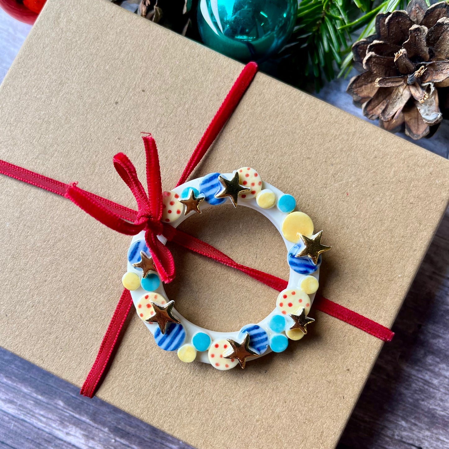 Porcelain Christmas decorations