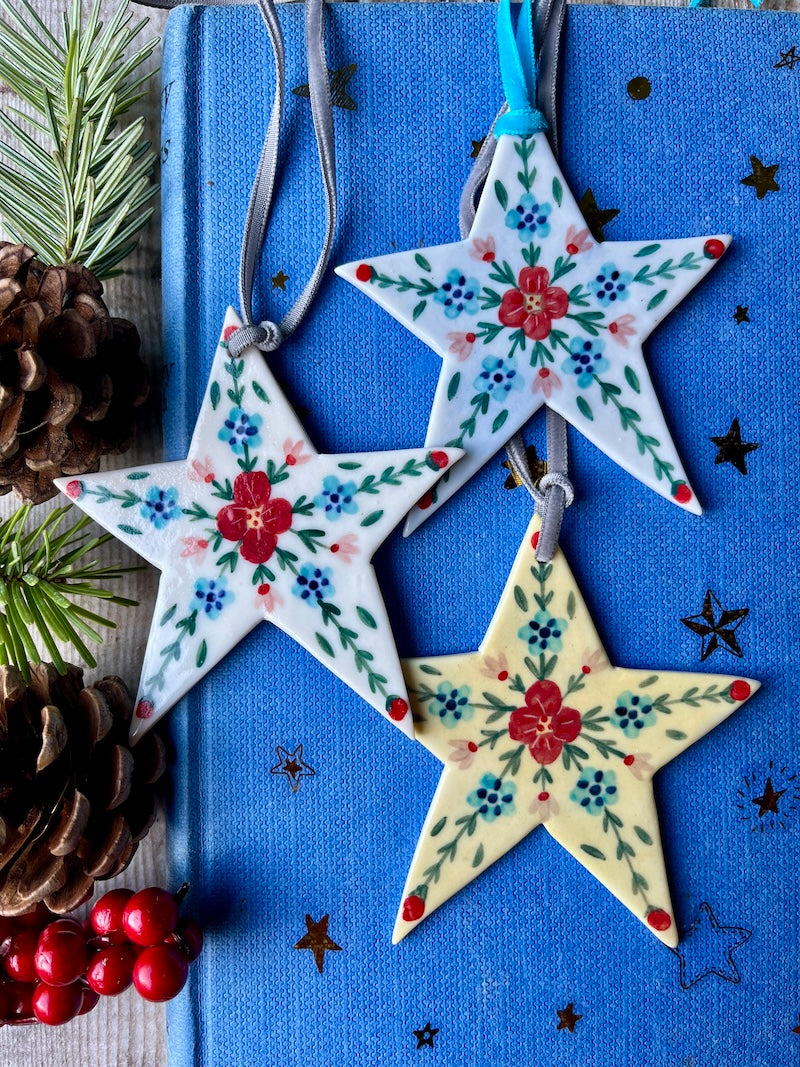 Folk star decorations