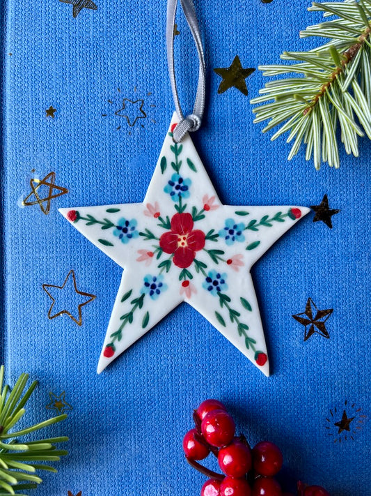 Folk star decorations