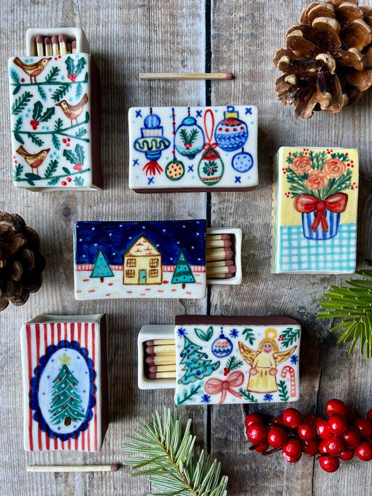 Festive matchboxes