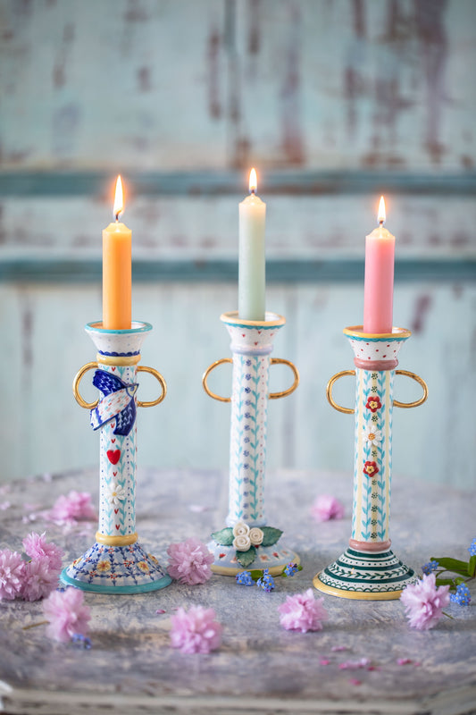 Tall candle holders