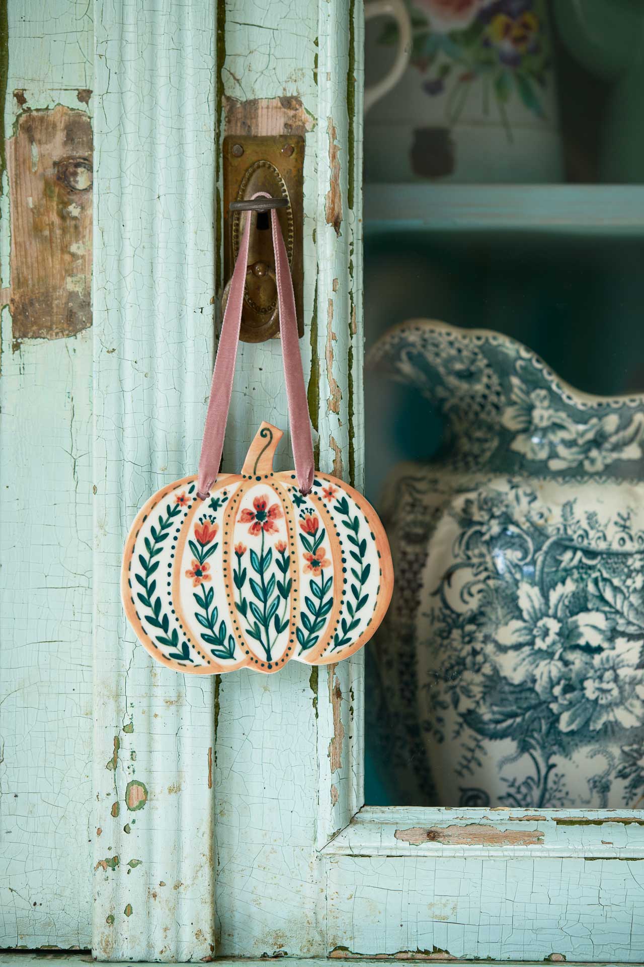 Autumn pumpkin hanging decoration