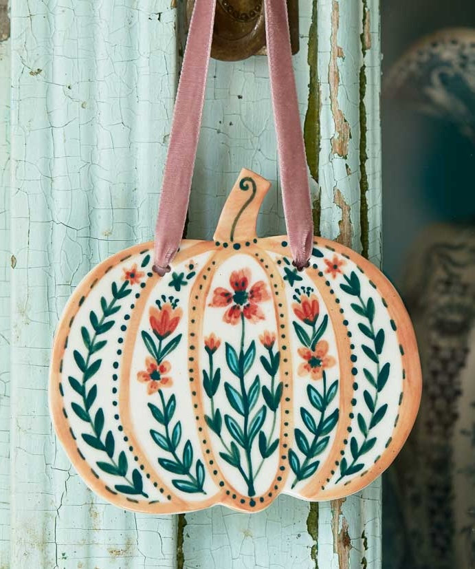 Autumn pumpkin hanging decoration