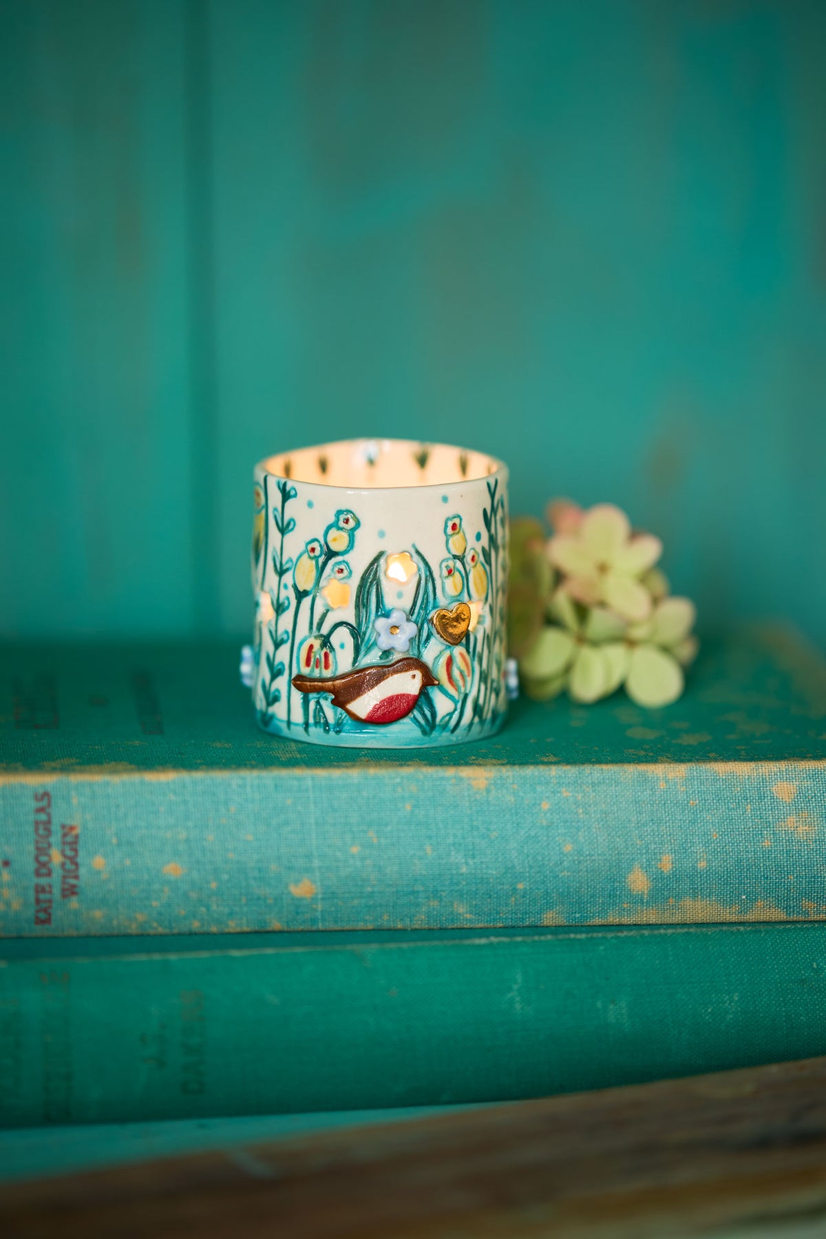 Christmas tea light holders