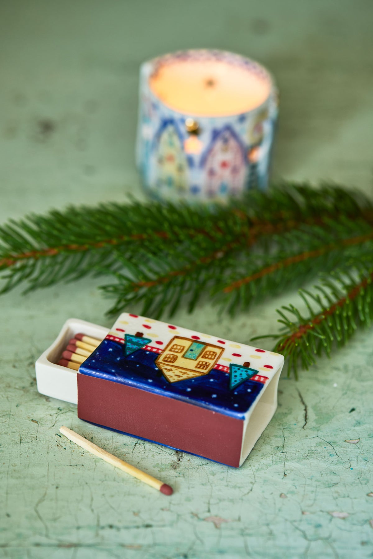 Festive matchboxes