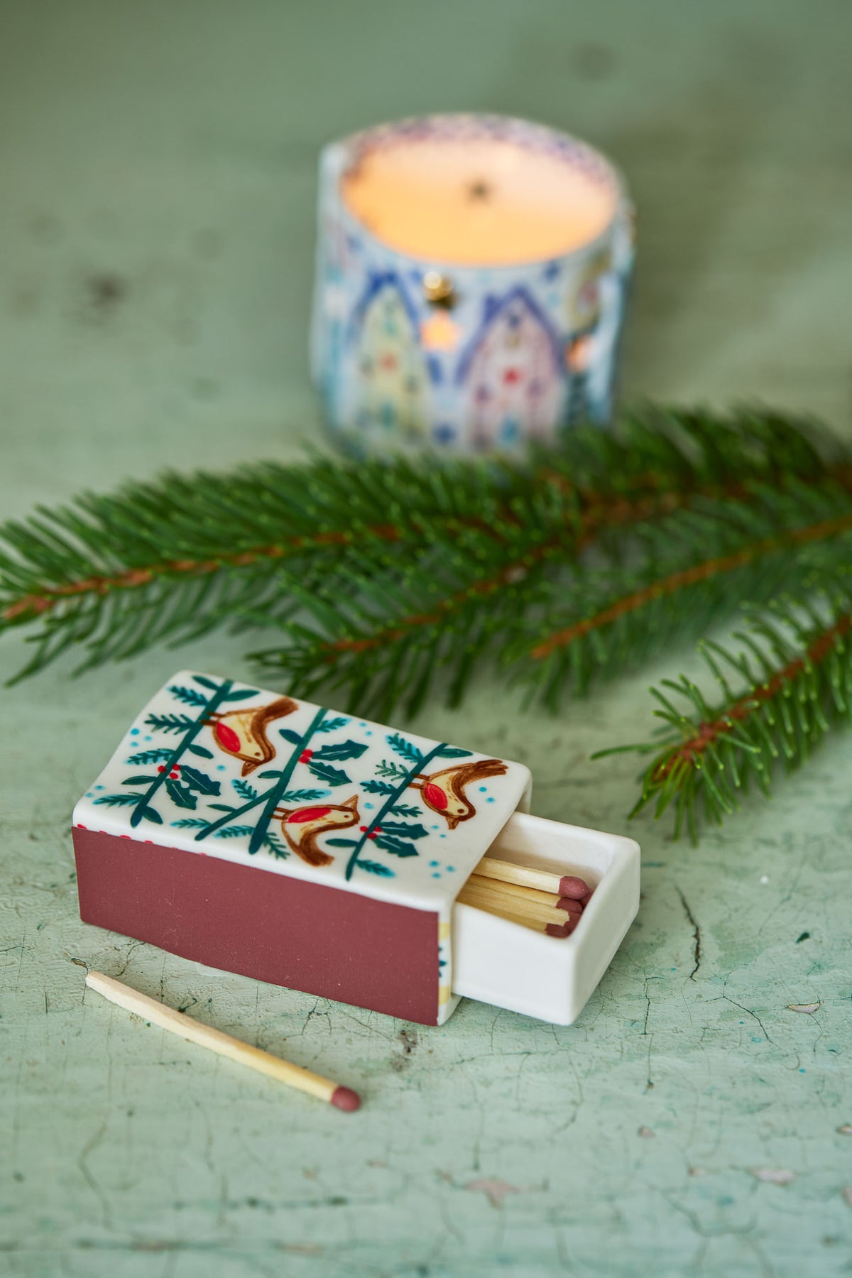 Festive matchboxes