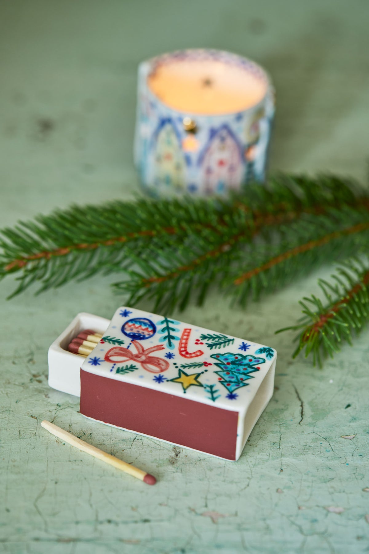 Festive matchboxes