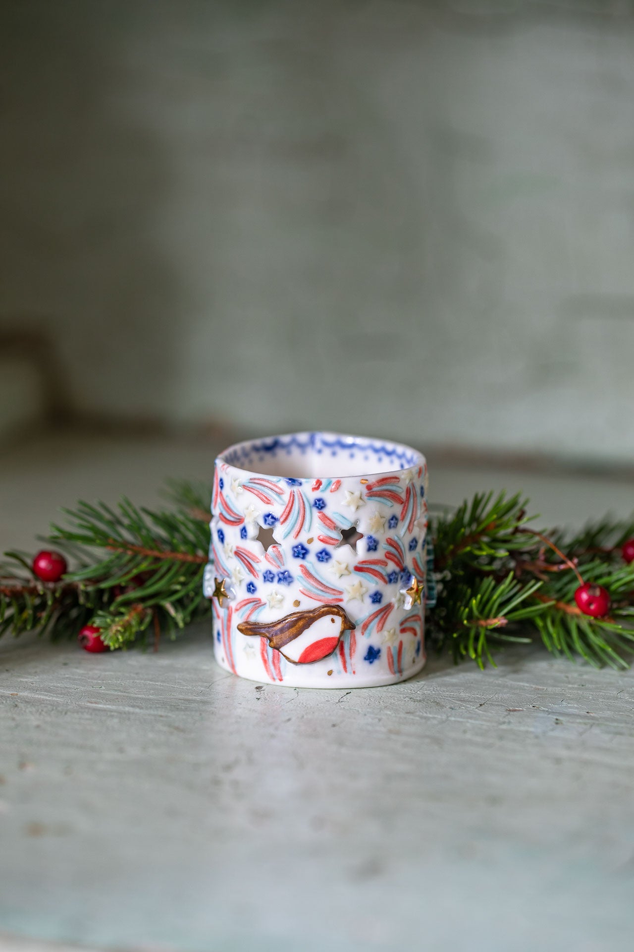 Christmas tea light holders