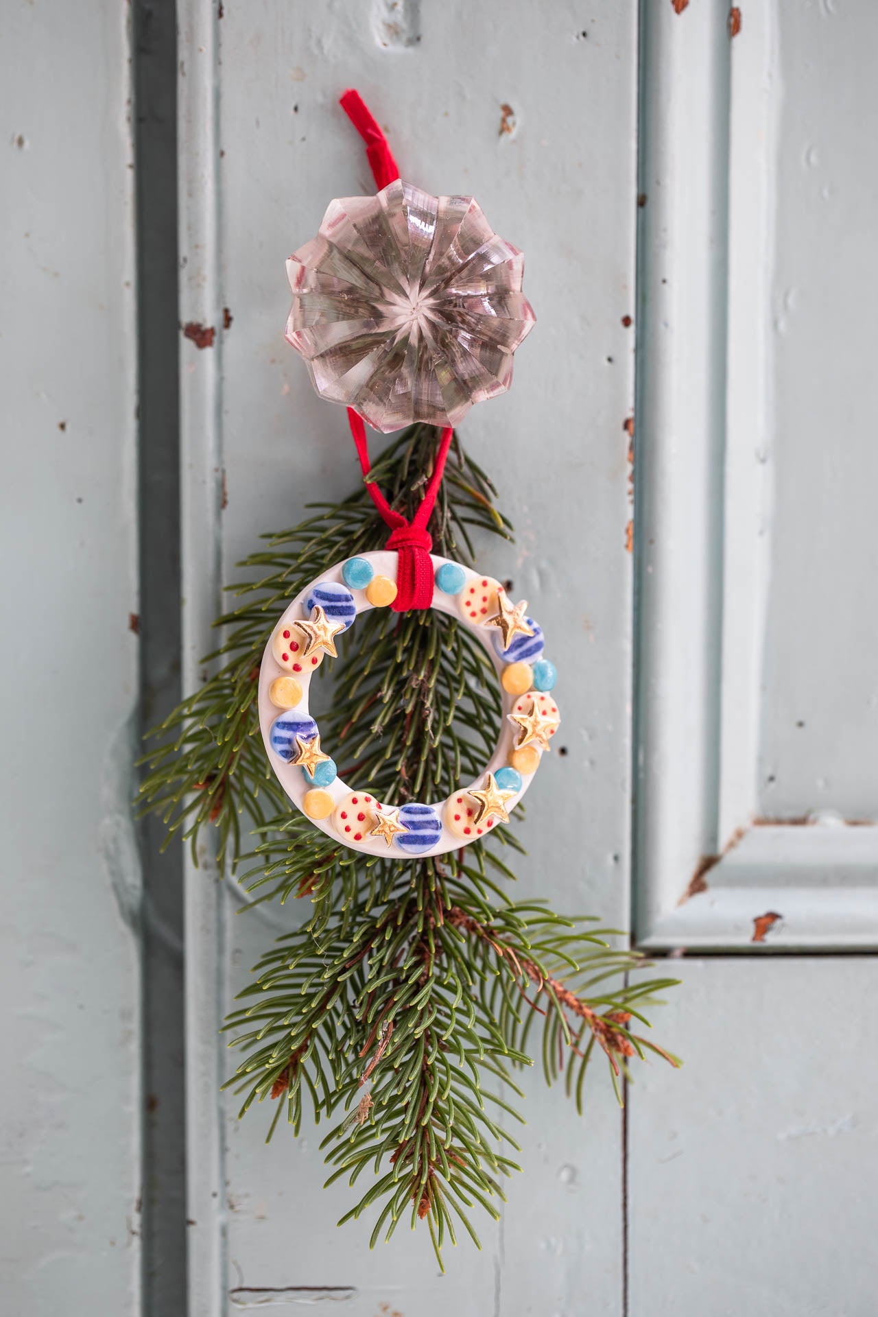 Porcelain Christmas decorations