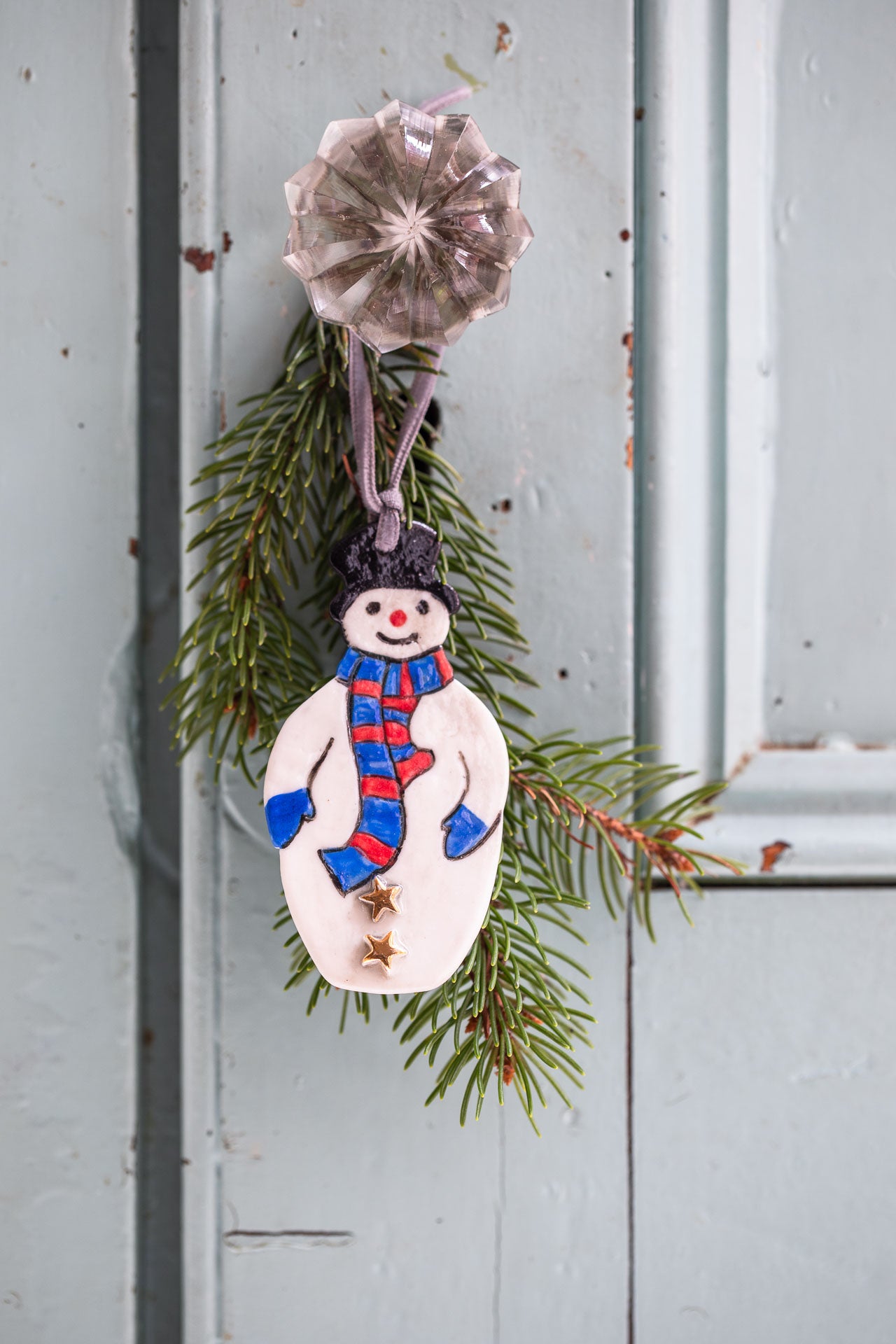 Porcelain Christmas decorations