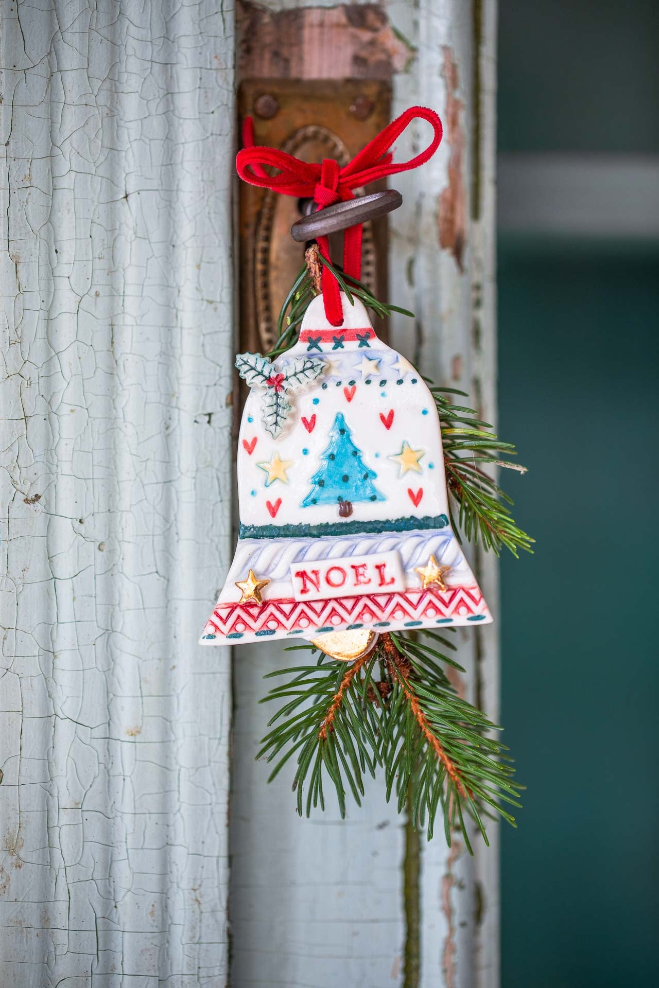 Porcelain Christmas decorations