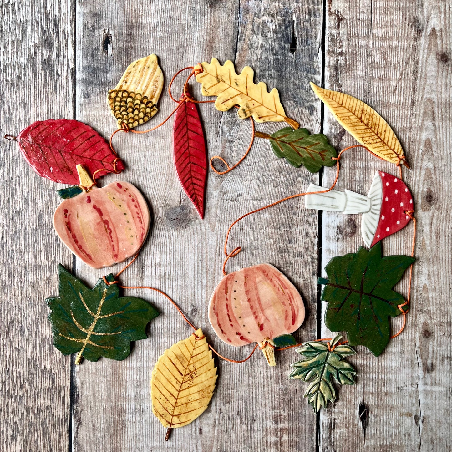 Autumn garland