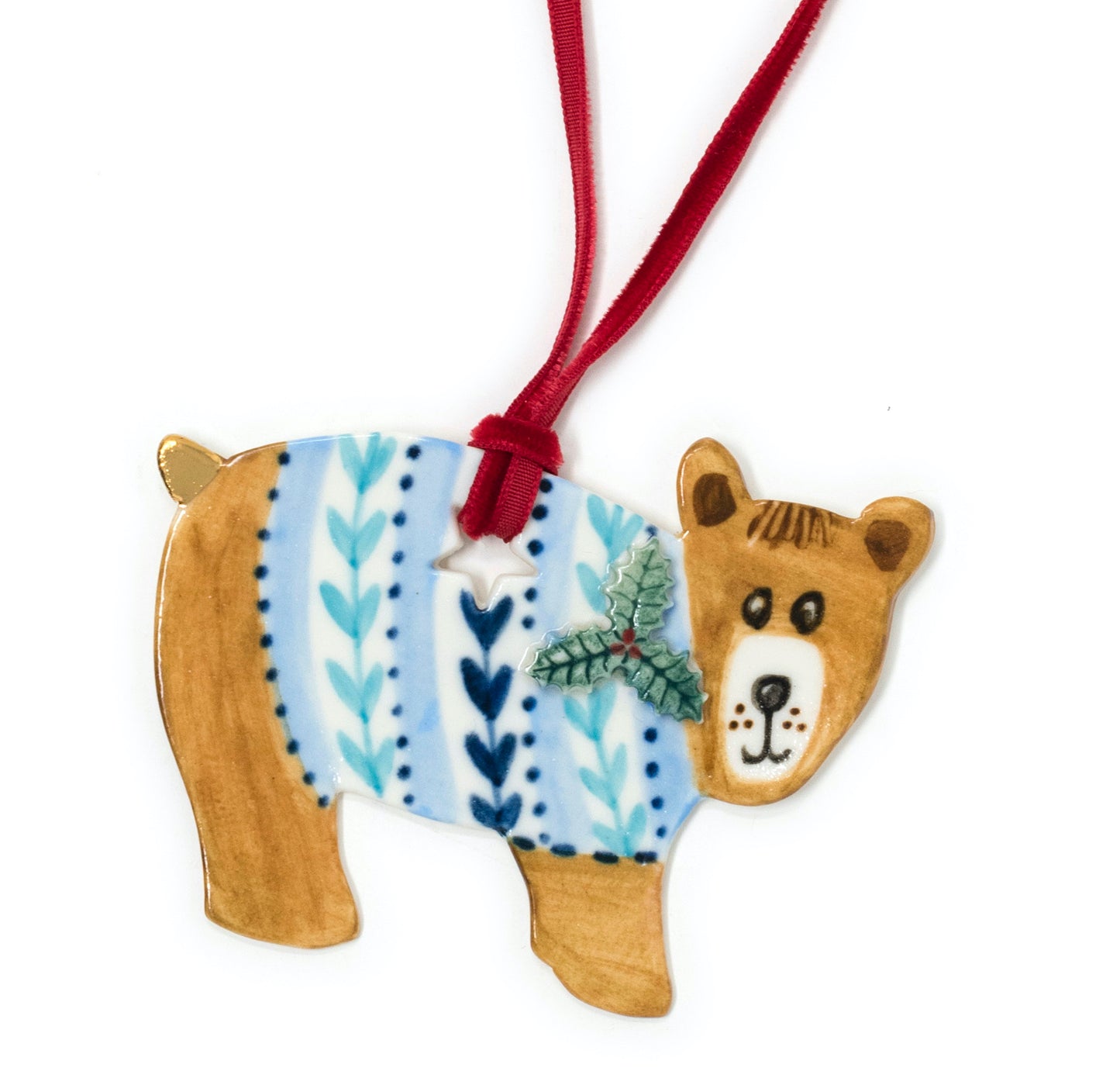 Porcelain Christmas decorations