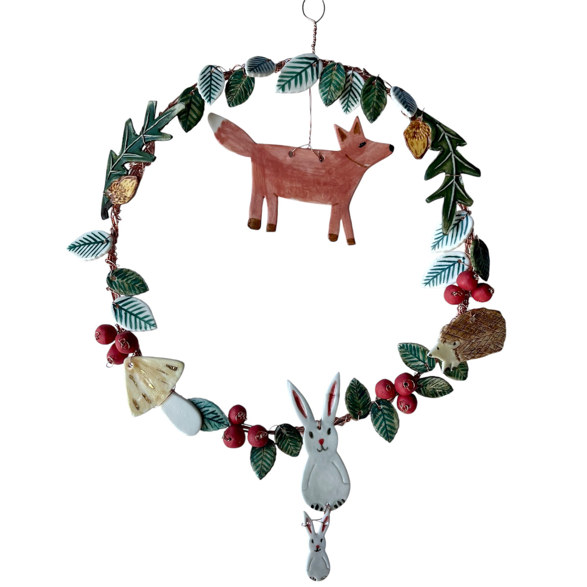SUPER SECONDS FESTIVAL Wired autumnal wreath - Fox