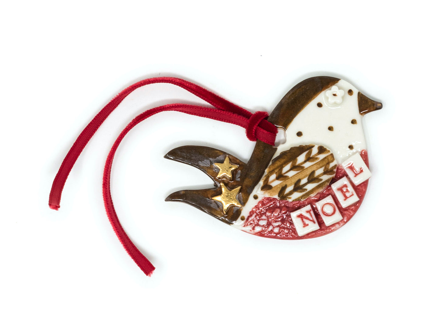 Porcelain Christmas decorations