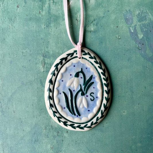Snowdrop hanging decoration