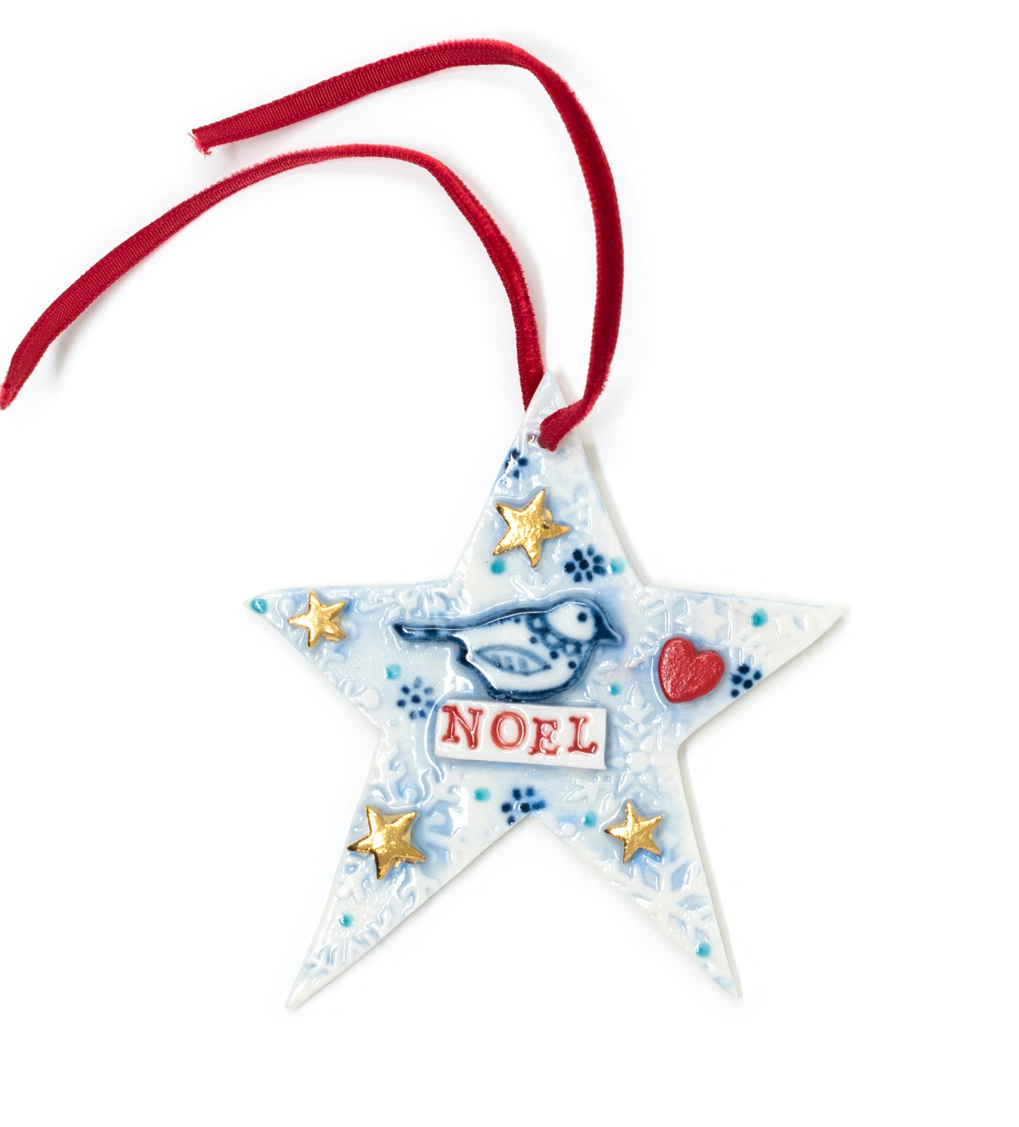 Porcelain Christmas decorations