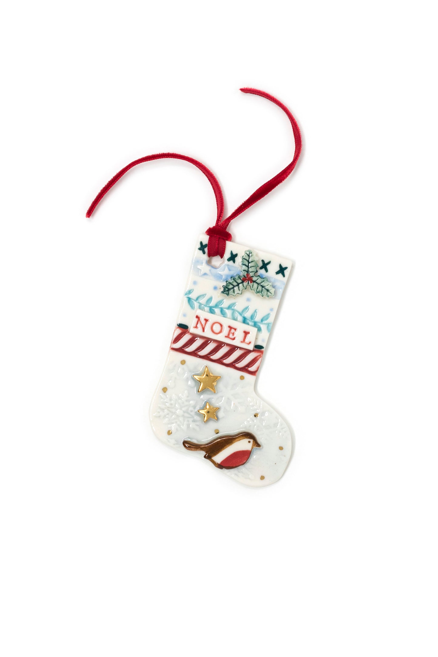 Porcelain Christmas decorations
