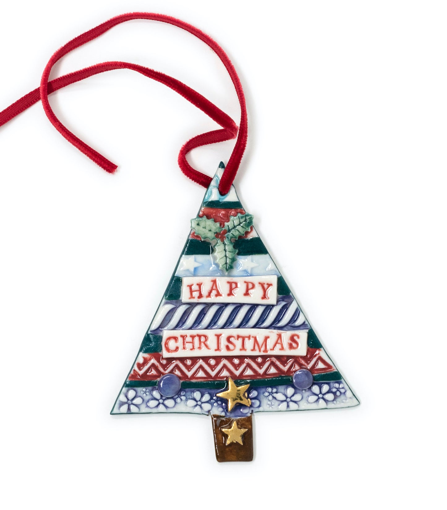Porcelain Christmas decorations